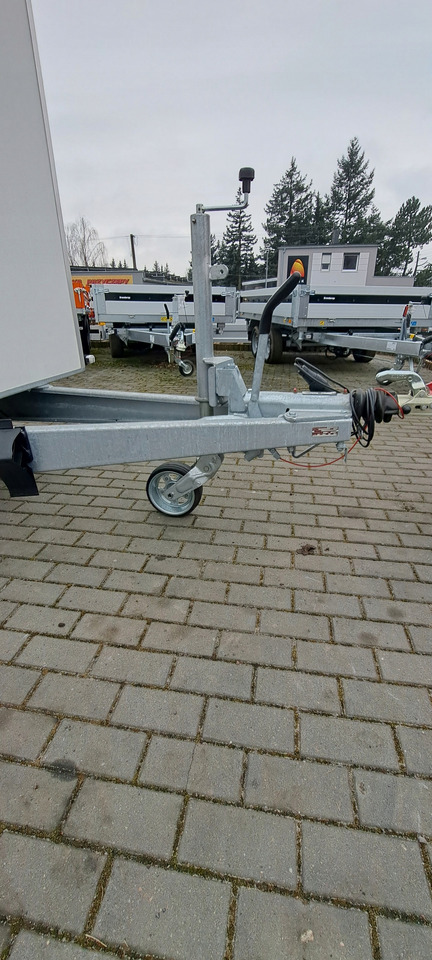 Jaunā Piekabe slēgtā virsbūve PRZYCZEPA KONTENER CARGO 4 BOX 3x1,5 DMC 2700 / CARGO CONTAINER TRAILER 4 BOX 3x1.5 DMC 2700: foto 9