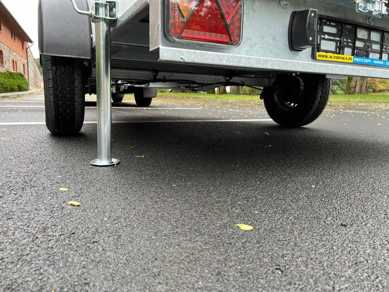 Jaunā Piekabe slēgtā virsbūve PRZYCZEPA KONTENER CARGO BOX 2,6 x 1,5 ZABUDOWANA / CARGO CONTAINER TRAILER BOX 2.6 x 1.5 ENCLOSED: foto 11