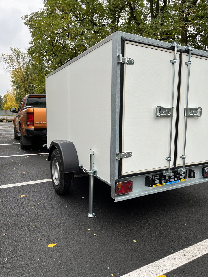 Jaunā Piekabe slēgtā virsbūve PRZYCZEPA KONTENER CARGO BOX 2,6 x 1,5 ZABUDOWANA / CARGO CONTAINER TRAILER BOX 2.6 x 1.5 ENCLOSED: foto 7