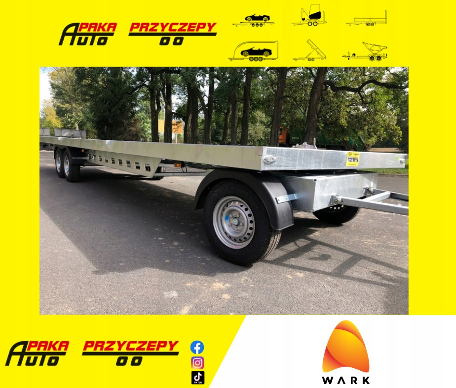 PRZYCZEPA OBROTNICA PLATFORMA 8m 3500 KG / TURNTABLE PLATFORM TRAILER 8m 3500 KG - Bortu piekabe/ Platforma: foto 1 PRZYCZEPA OBROTNICA PLATFORMA 8m 3500 KG / TURNTABLE PLATFORM TRAILER 8m 3500 KG - Bortu piekabe/ Platforma: foto 1