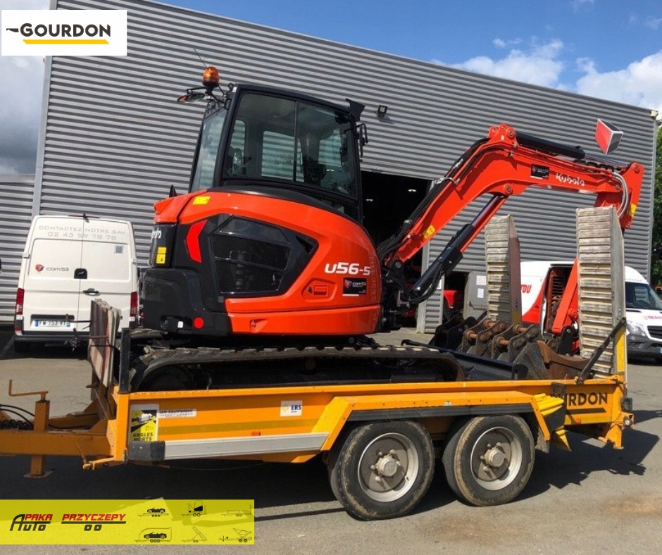 PRZYCZEPA PODKOPARKOWA MARKI GOURDON, DMC 6000 KG, 6T / GOURDON EXCAVATOR TRAILER, DMC 6000 KG, 6T - Celtniecības tehnikas piekabe: foto 2 PRZYCZEPA PODKOPARKOWA MARKI GOURDON, DMC 6000 KG, 6T / GOURDON EXCAVATOR TRAILER, DMC 6000 KG, 6T - Celtniecības tehnikas piekabe: foto 2