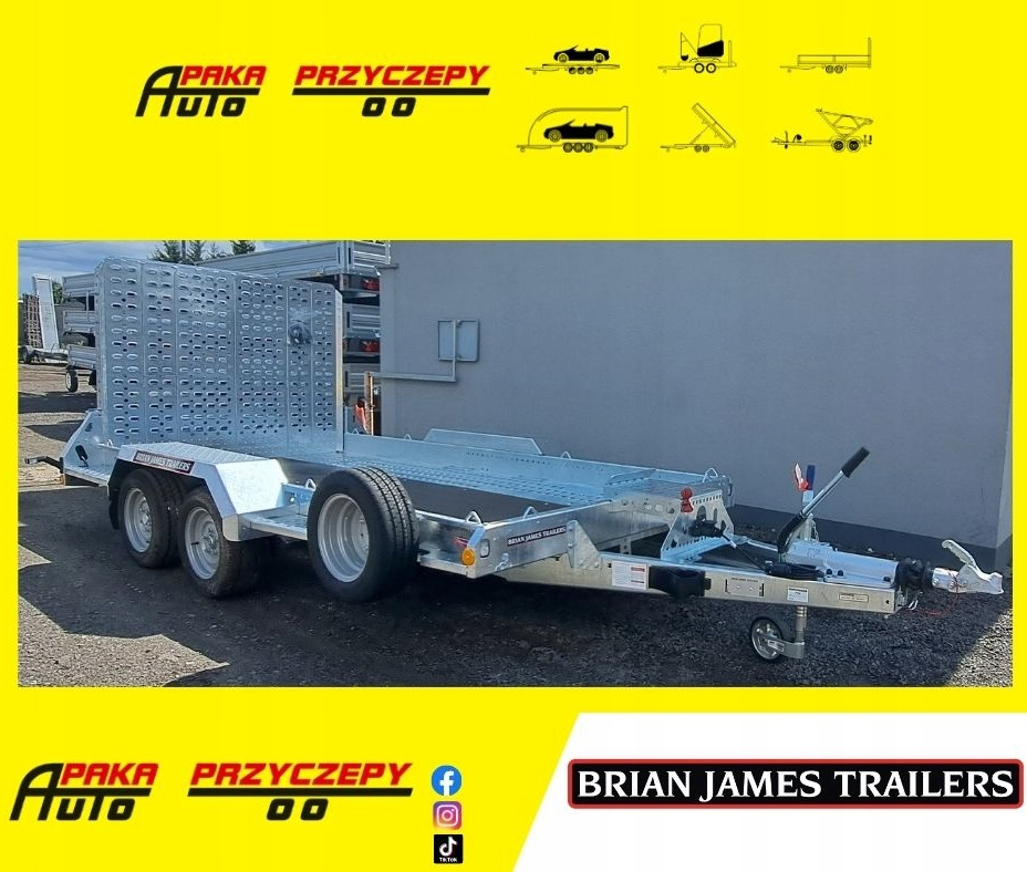 PRZYCZEPA Z RAMPĄ POD KOPARKĘ DO MINIKOPARKI 3500 / TRAILER WITH RAMPS FOR EXCAVATOR MINI EXCAVATOR 3500 - Celtniecības tehnikas piekabe: foto 1 PRZYCZEPA Z RAMPĄ POD KOPARKĘ DO MINIKOPARKI 3500 / TRAILER WITH RAMPS FOR EXCAVATOR MINI EXCAVATOR 3500 - Celtniecības tehnikas piekabe: foto 1