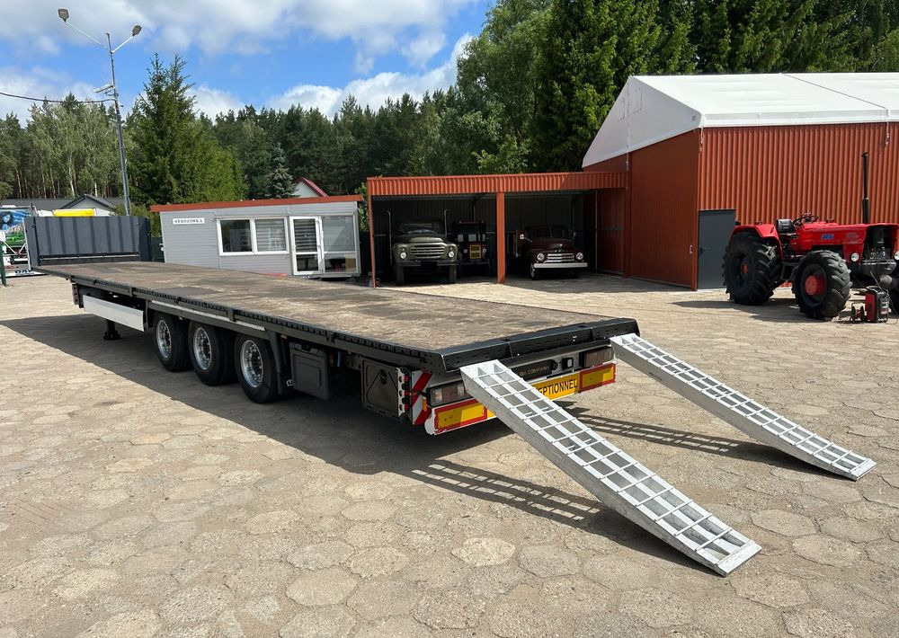 Krone PLATFORMA NISKOPODWOZIOWA z NAJAZDAMI / MEGA R 19.5 / OSIE SAF !! - Puspiekabe zema profila platforma: foto 1 Krone PLATFORMA NISKOPODWOZIOWA z NAJAZDAMI / MEGA R 19.5 / OSIE SAF !! - Puspiekabe zema profila platforma: foto 1