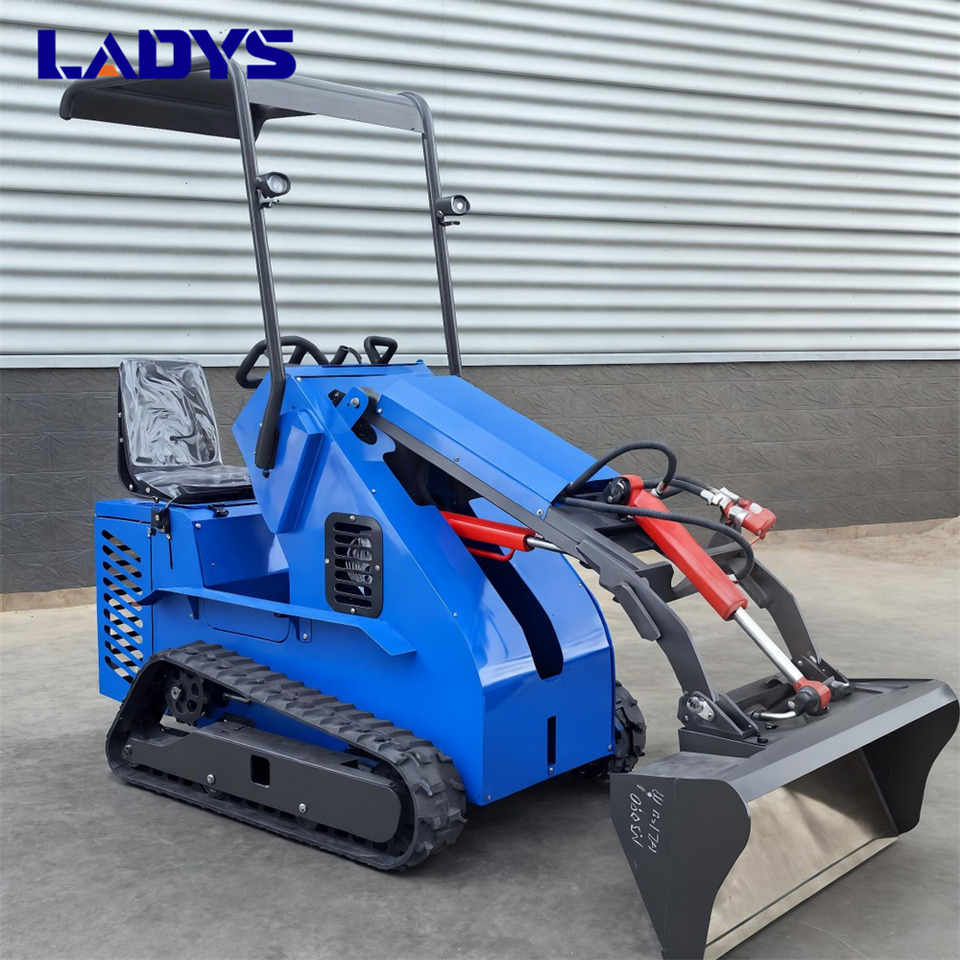 LADYS Free Shipping Mini Skid Steer Loader Compact Track Electric/Diesel Chinese Mini Skid Steer Loader For Sale With Mini Skid Steer Attachments 4 In 1 Bucket - Kompaktiekrāvējs: foto 5 LADYS Free Shipping Mini Skid Steer Loader Compact Track Electric/Diesel Chinese Mini Skid Steer Loader For Sale With Mini Skid Steer Attachments 4 In 1 Bucket - Kompaktiekrāvējs: foto 5