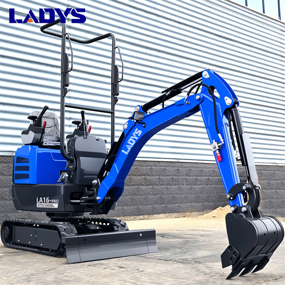 LADYS LA16Pro Mini Excavator Kubota Euro 5/Epa Engine Mini Excavator For Sale - Mini-ekskavators: foto 1 LADYS LA16Pro Mini Excavator Kubota Euro 5/Epa Engine Mini Excavator For Sale - Mini-ekskavators: foto 1