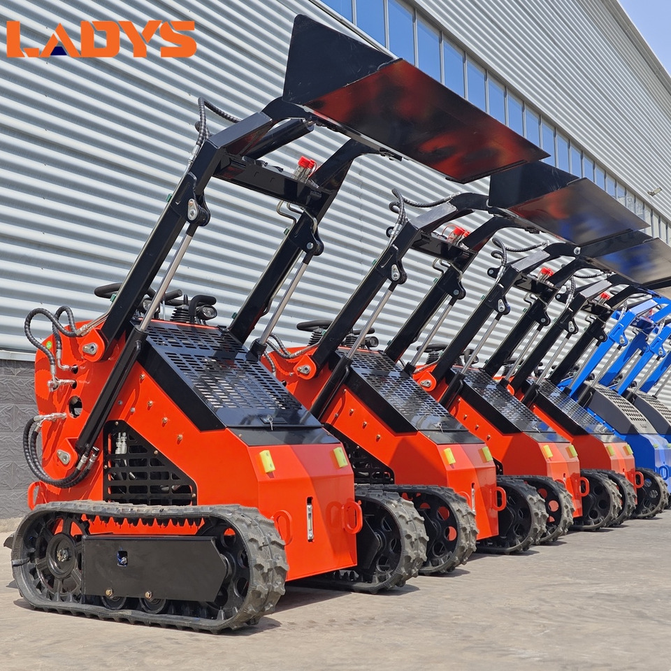 LADYS Free Shipping Mini Skid Steer Loader Compact Track Electric/Diesel Chinese Mini Skid Steer Loader For Sale With Mini Skid Steer Attachments 4 In 1 Bucket - Kompaktiekrāvējs: foto 1 LADYS Free Shipping Mini Skid Steer Loader Compact Track Electric/Diesel Chinese Mini Skid Steer Loader For Sale With Mini Skid Steer Attachments 4 In 1 Bucket - Kompaktiekrāvējs: foto 1