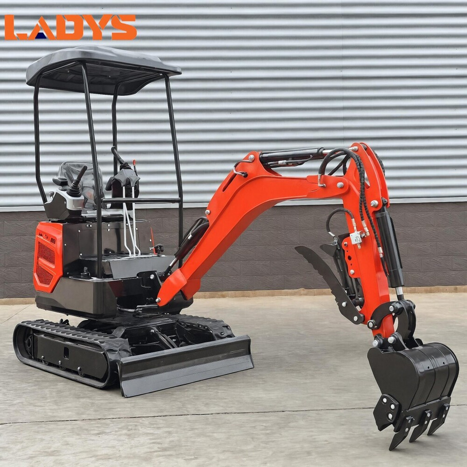 LADYS Mini Excavator Digger Miniexcavadora EPA Kubota Engine Chinese LADYS DY18 Mini Excavator For Sale With Mini Excavator Attachment Set - Mini-ekskavators: foto 5 LADYS Mini Excavator Digger Miniexcavadora EPA Kubota Engine Chinese LADYS DY18 Mini Excavator For Sale With Mini Excavator Attachment Set - Mini-ekskavators: foto 5
