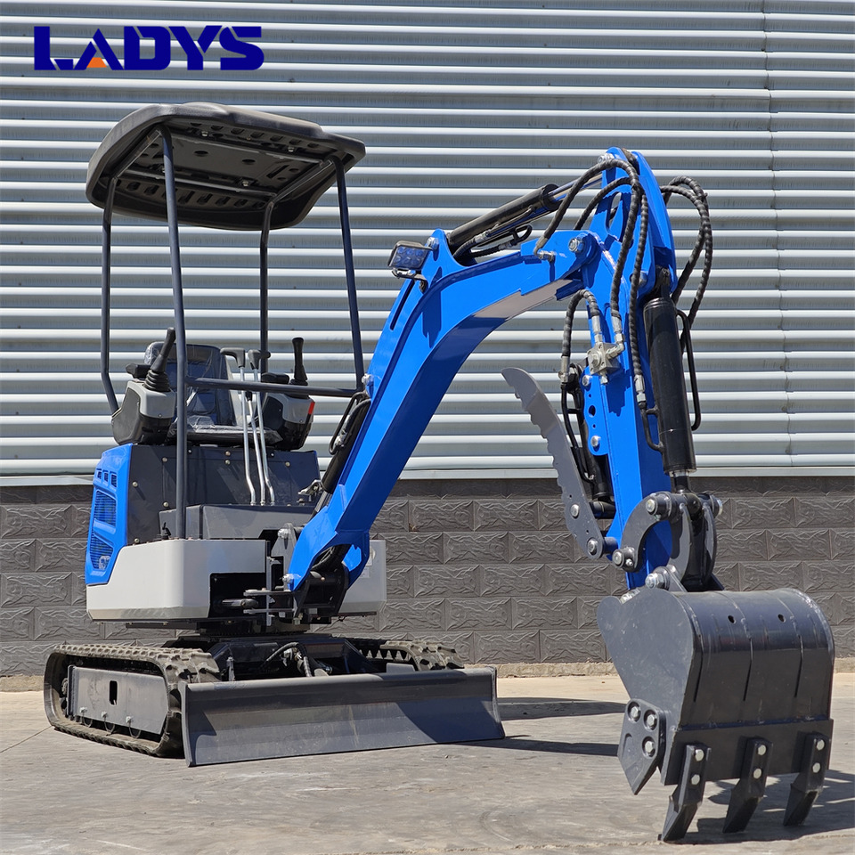 LADYS DY18Mini Excavator Digger Miniexcavadora EPA Kubota Engine Mini Excavator For Sale With Mini Excavator Attachment Set - Kāpurķēžu ekskavators: foto 4 LADYS DY18Mini Excavator Digger Miniexcavadora EPA Kubota Engine Mini Excavator For Sale With Mini Excavator Attachment Set - Kāpurķēžu ekskavators: foto 4