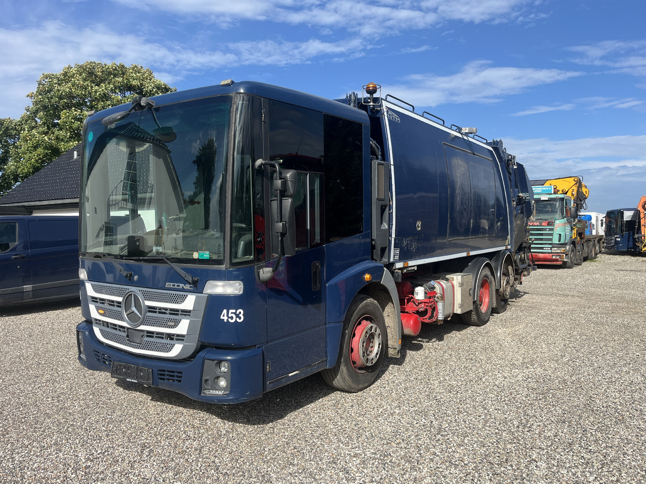 MERCEDES-BENZ Ecionic 2630 2 camber NTM - Atkritumu vedējs: foto 1 MERCEDES-BENZ Ecionic 2630 2 camber NTM - Atkritumu vedējs: foto 1