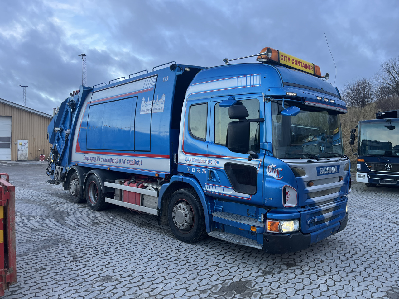 Scania P 320 NTM Box - Atkritumu vedējs: foto 1 Scania P 320 NTM Box - Atkritumu vedējs: foto 1