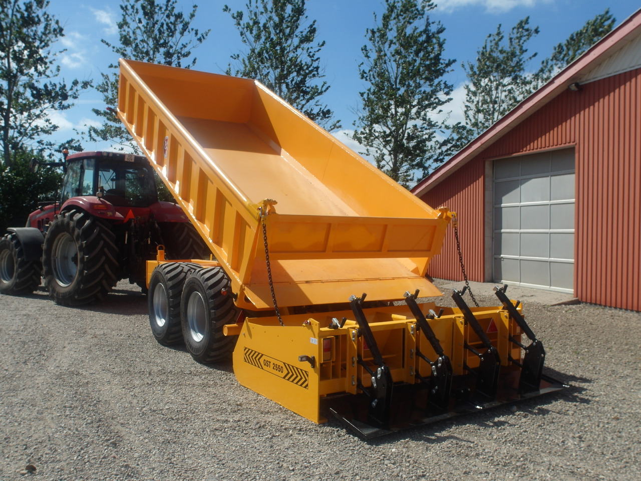 Jaunā Skrēperis GST  1500-3000  Gravel Road leveler box laying of gravel  for trucks and tractor: foto 12
