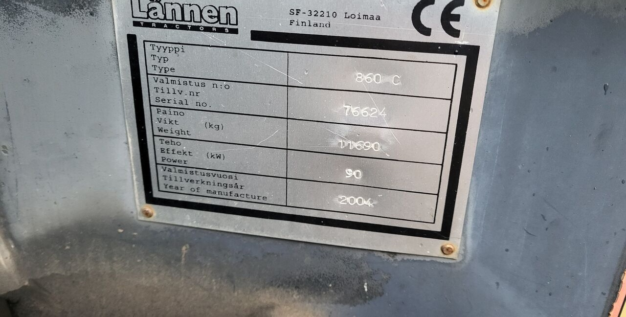 Ekskavators-iekrāvējs Lännen 860C: foto 12