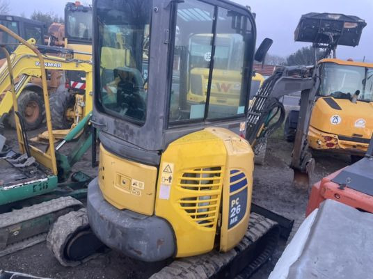 Komatsu PC26MR-3 - Mini-ekskavators: foto 3 Komatsu PC26MR-3 - Mini-ekskavators: foto 3