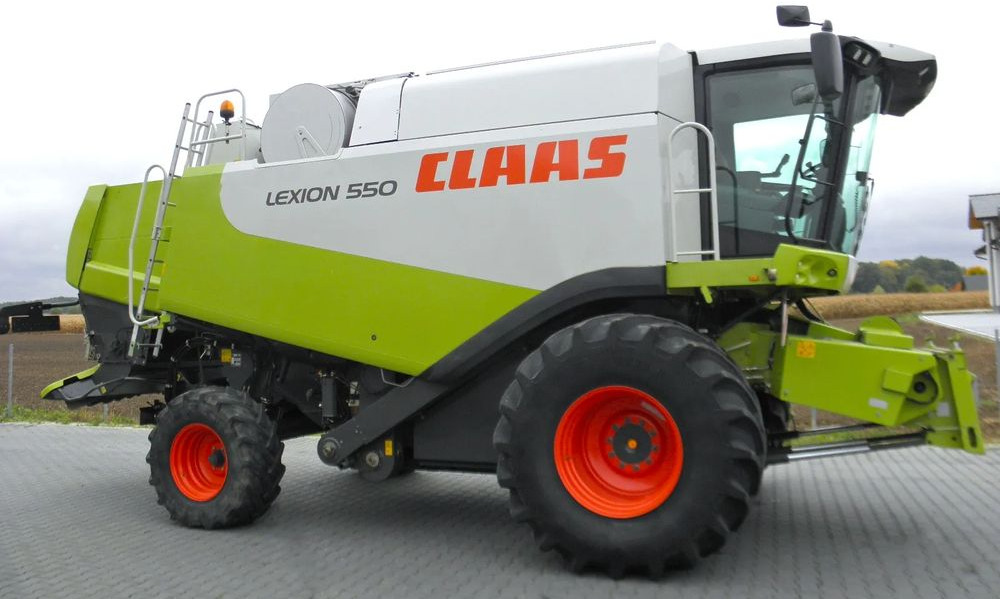 Claas Lexion 550 2005 Rok, heder V750, Najbogatsza Wersja, Nie Malowany, Stan Idealny - Labības kombains: foto 3 Claas Lexion 550 2005 Rok, heder V750, Najbogatsza Wersja, Nie Malowany, Stan Idealny - Labības kombains: foto 3