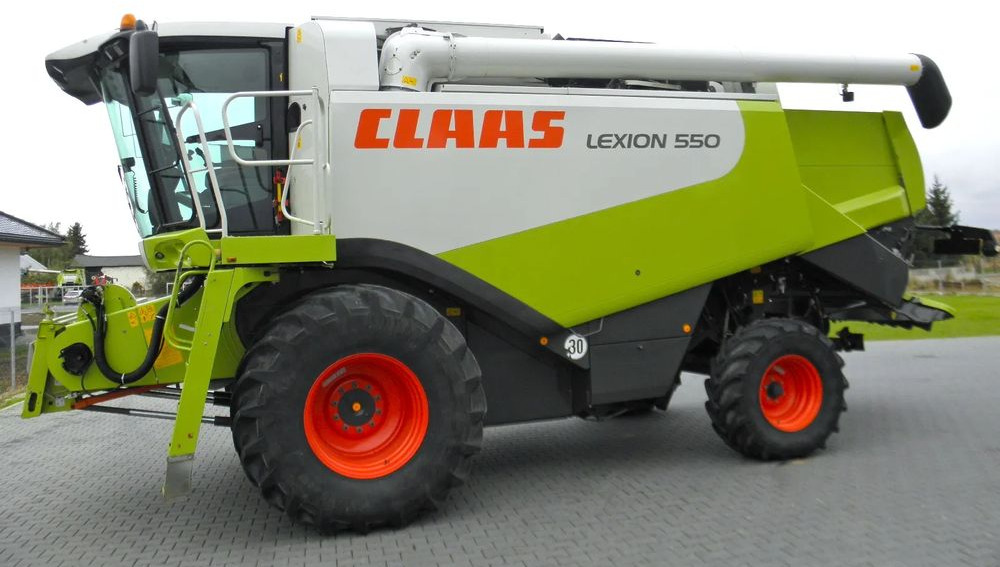 Claas Lexion 550 2005 Rok, heder V750, Najbogatsza Wersja, Nie Malowany, Stan Idealny - Labības kombains: foto 4 Claas Lexion 550 2005 Rok, heder V750, Najbogatsza Wersja, Nie Malowany, Stan Idealny - Labības kombains: foto 4