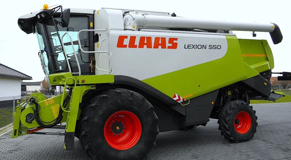 Claas Lexion 550 heder 7,5 Vario, Najbogatsza Wersja, Nie Malowany, Stan Bardzo Dobry - Labības kombains: foto 5 Claas Lexion 550 heder 7,5 Vario, Najbogatsza Wersja, Nie Malowany, Stan Bardzo Dobry - Labības kombains: foto 5