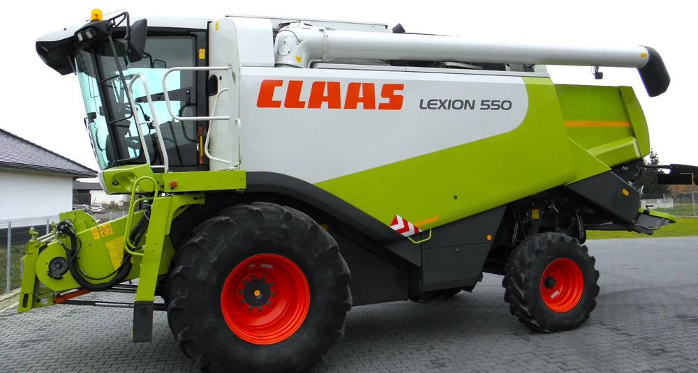 Claas Lexion 550 heder 7,5 Vario, Najbogatsza Wersja, Nie Malowany, Stan Bardzo Dobry - Labības kombains: foto 1 Claas Lexion 550 heder 7,5 Vario, Najbogatsza Wersja, Nie Malowany, Stan Bardzo Dobry - Labības kombains: foto 1