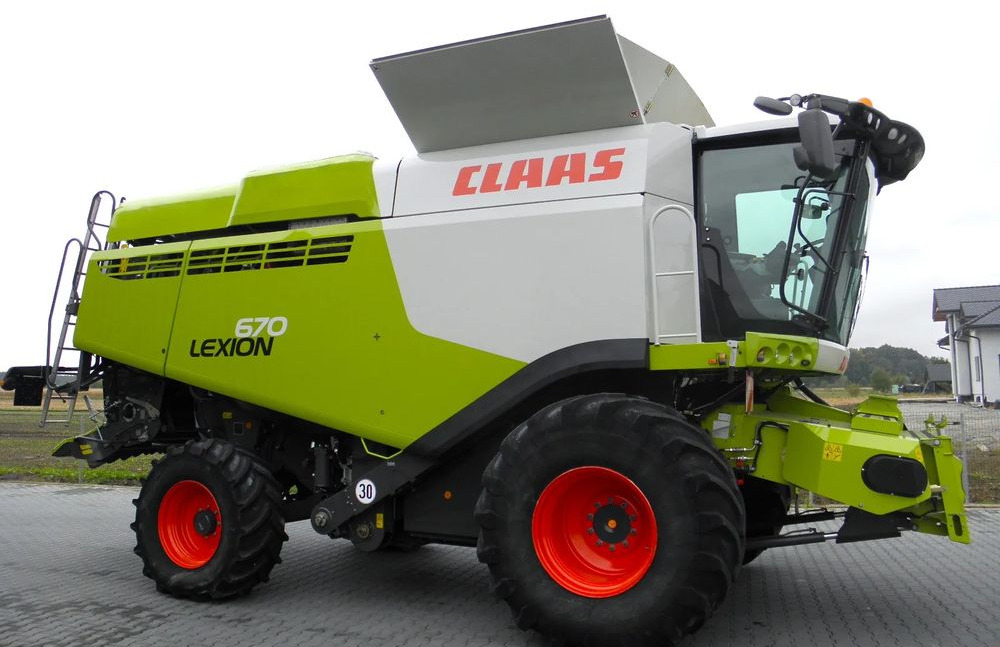 Claas Lexion 670 2019 Rok, Heder V 770, Najbogatsza Wersja, Nie Malowany, Stan Idealny - Labības kombains: foto 2 Claas Lexion 670 2019 Rok, Heder V 770, Najbogatsza Wersja, Nie Malowany, Stan Idealny - Labības kombains: foto 2