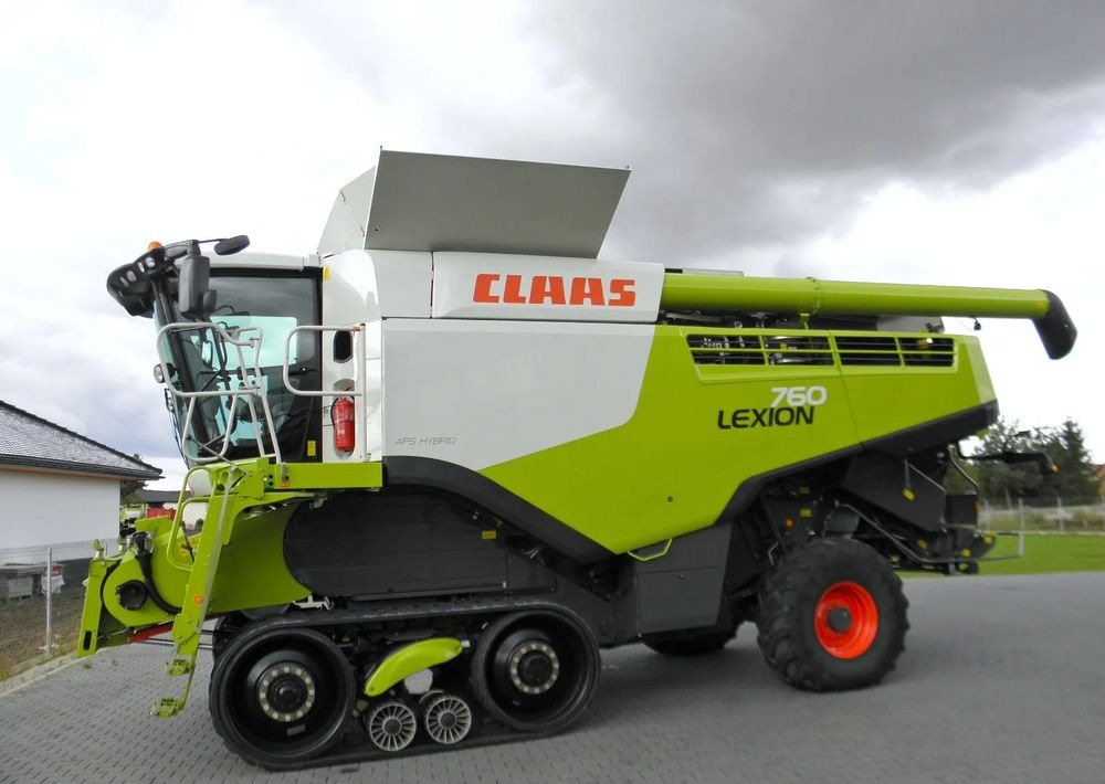 Claas Lexion 760 Terra Trac 2015 Rok, 1900 motgodzin, Heder V 930 2019 Rok, Najbogatsza Wersja, Nie Malowany, Stan Idealny - Labības kombains: foto 5 Claas Lexion 760 Terra Trac 2015 Rok, 1900 motgodzin, Heder V 930 2019 Rok, Najbogatsza Wersja, Nie Malowany, Stan Idealny - Labības kombains: foto 5