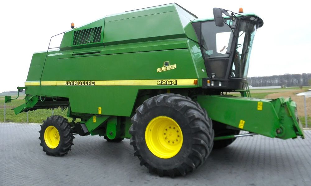 John Deere 2264 HM 1998 Rok, heder 6,1 m, Stol do rzepaku, Nie Malowany, Stan Bardzo Dobry - Labības kombains: foto 1 John Deere 2264 HM 1998 Rok, heder 6,1 m, Stol do rzepaku, Nie Malowany, Stan Bardzo Dobry - Labības kombains: foto 1