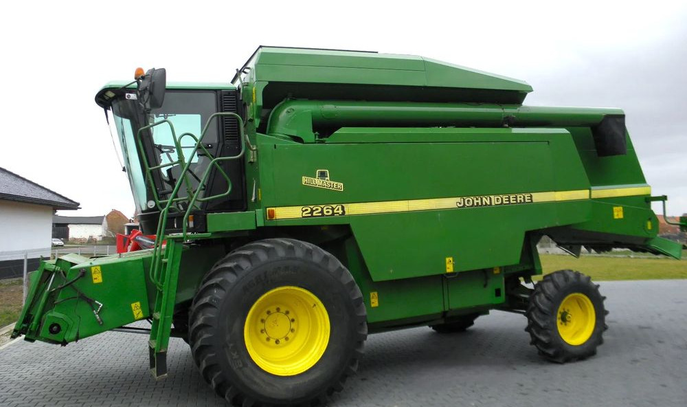 John Deere 2264 HM 1998 Rok, heder 6,1 m, Stol do rzepaku, Nie Malowany, Stan Bardzo Dobry - Labības kombains: foto 4 John Deere 2264 HM 1998 Rok, heder 6,1 m, Stol do rzepaku, Nie Malowany, Stan Bardzo Dobry - Labības kombains: foto 4