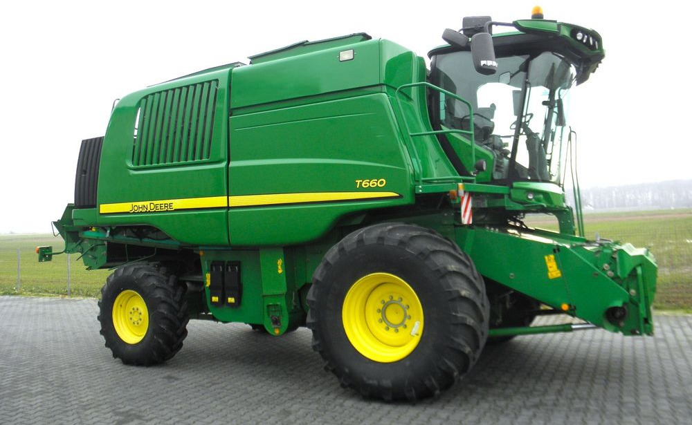 John Deere T 660 2012 Rok, heder 7,6m, Nowsza Wersja, Nie Malowany, Stan Bardzo Dobry - Labības kombains: foto 4 John Deere T 660 2012 Rok, heder 7,6m, Nowsza Wersja, Nie Malowany, Stan Bardzo Dobry - Labības kombains: foto 4