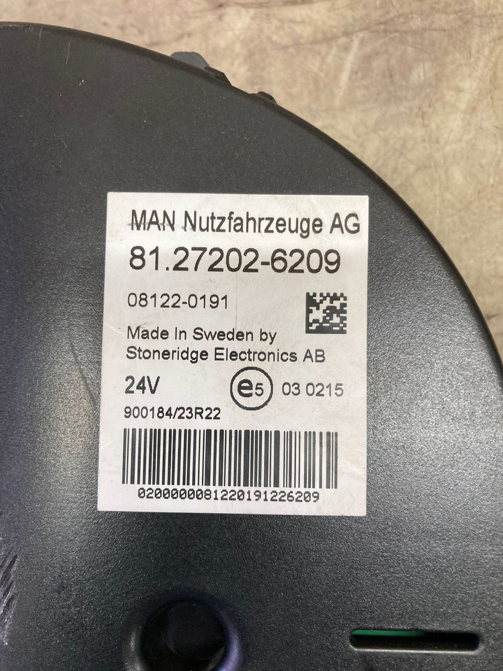 MAN MAN Lions City Kombiinstrument 81.272026209 81272026209 - Elektrosistēma - Autobuss: foto 2 MAN MAN Lions City Kombiinstrument 81.272026209 81272026209 - Elektrosistēma - Autobuss: foto 2