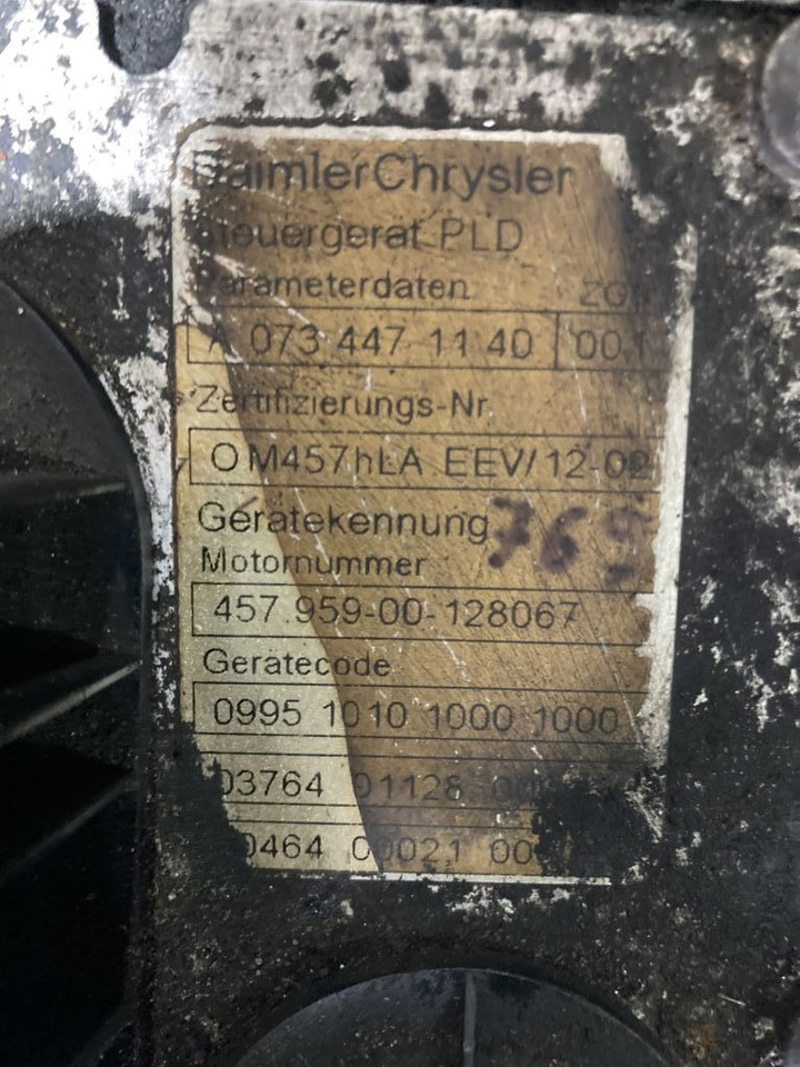 Mercedes-Benz Mercedes Motor OM 457 HLA Citaro EEV OM457HLA Claas 457.959 457959 - Dzinējs - Autobuss: foto 3 Mercedes-Benz Mercedes Motor OM 457 HLA Citaro EEV OM457HLA Claas 457.959 457959 - Dzinējs - Autobuss: foto 3