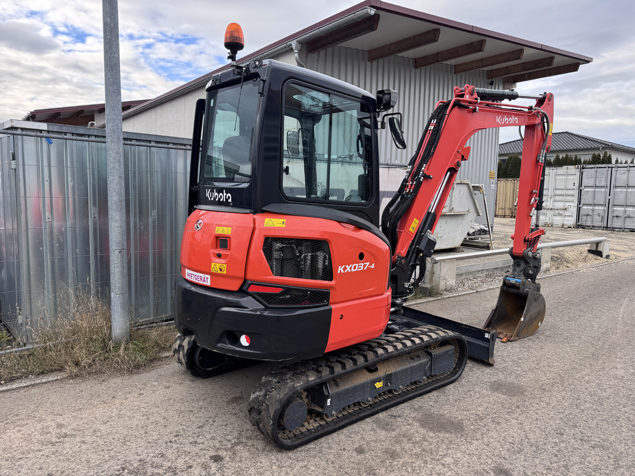 Kubota KX 037-4 - Mini-ekskavators: foto 3 Kubota KX 037-4 - Mini-ekskavators: foto 3