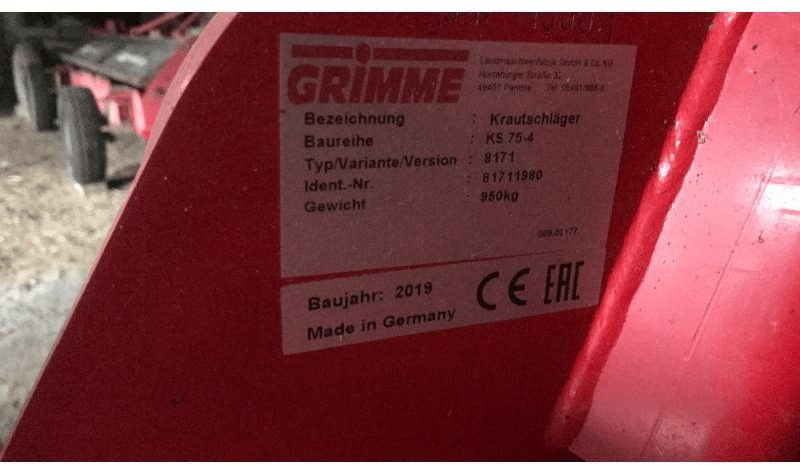 GRIMME KS75/4 - Kartupeļu tehnika: foto 5 GRIMME KS75/4 - Kartupeļu tehnika: foto 5