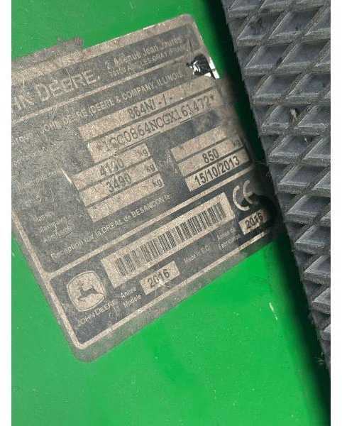 JOHN DEERE 864 MAXICUT - Rituļu prese: foto 2 JOHN DEERE 864 MAXICUT - Rituļu prese: foto 2