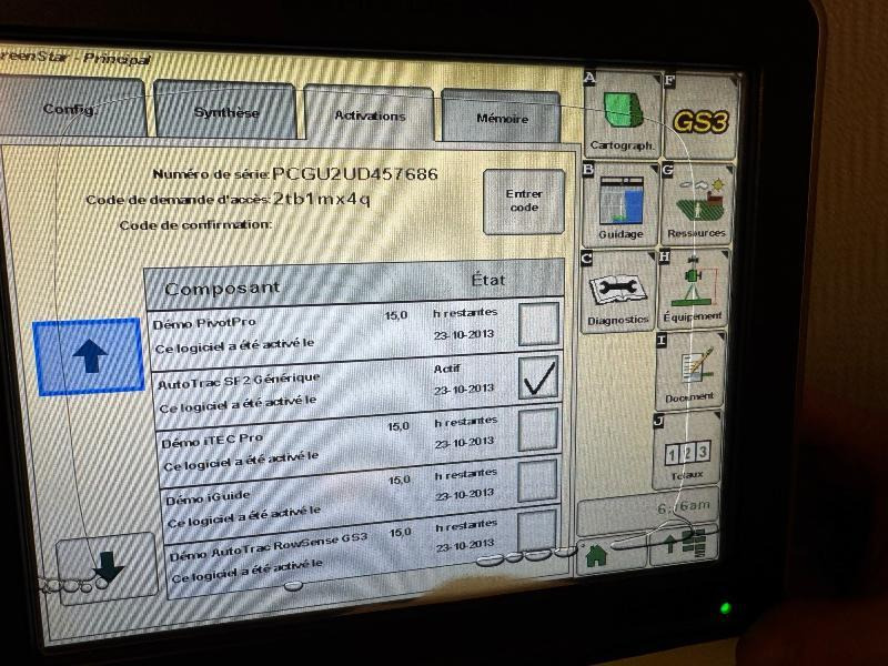 JOHN DEERE GS2630 - Navigācijas sistēma - Lauksaimniecības tehnika: foto 4 JOHN DEERE GS2630 - Navigācijas sistēma - Lauksaimniecības tehnika: foto 4