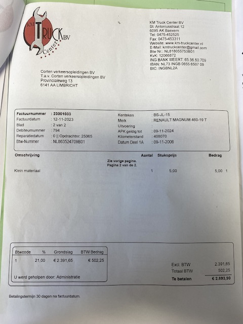 Renault Magnum 460 Dxi iShift līzingu Renault Magnum 460 Dxi iShift: foto 28