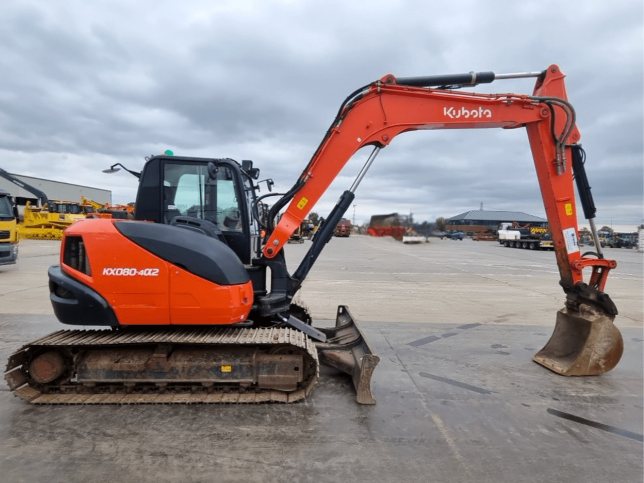 Kubota KX080-4A2 Excavator, TOP !!! - Mini-ekskavators: foto 5 Kubota KX080-4A2 Excavator, TOP !!! - Mini-ekskavators: foto 5