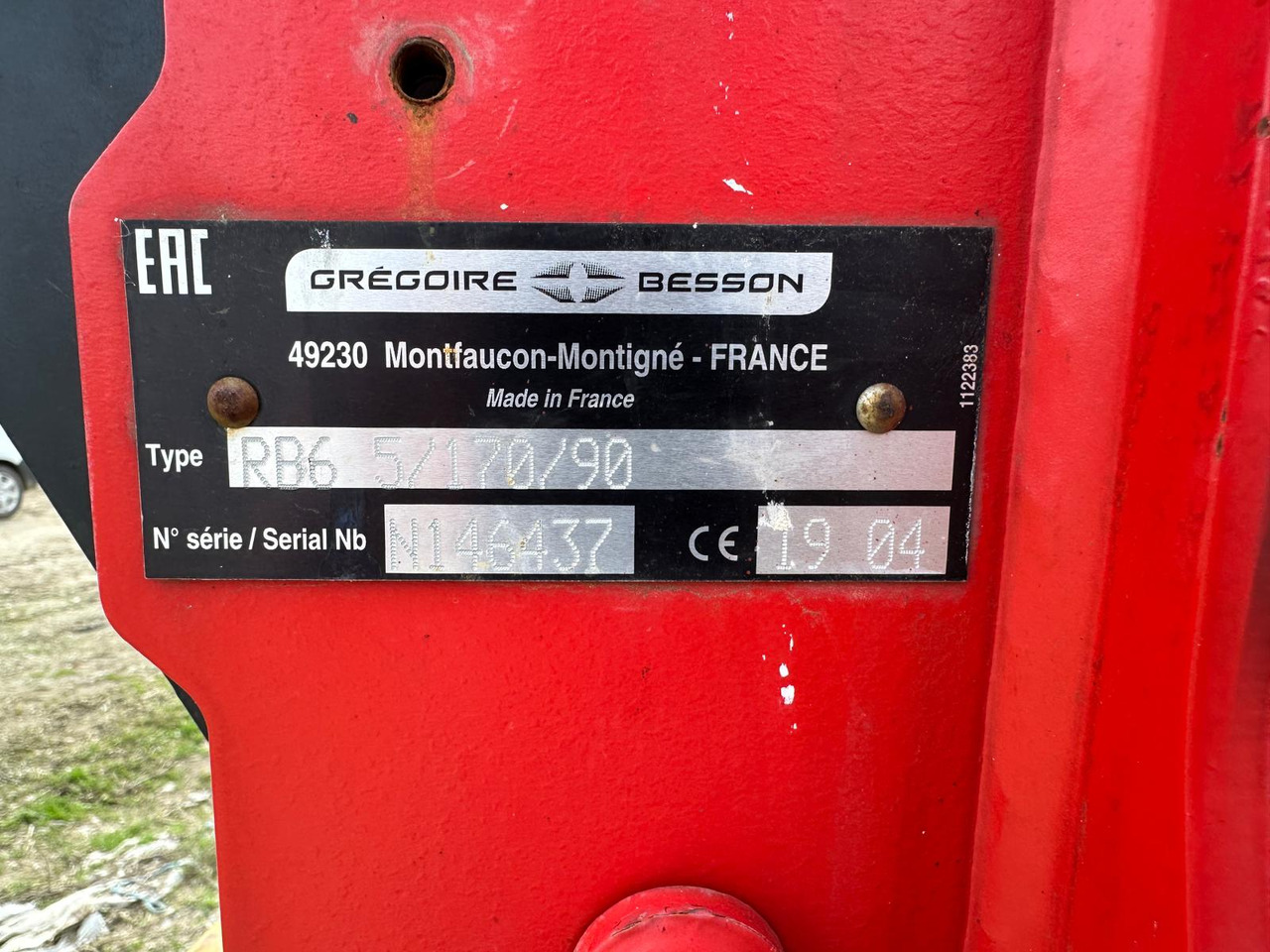 Plow Gregoire Besson Rover 60 - Arkls: foto 3 Plow Gregoire Besson Rover 60 - Arkls: foto 3