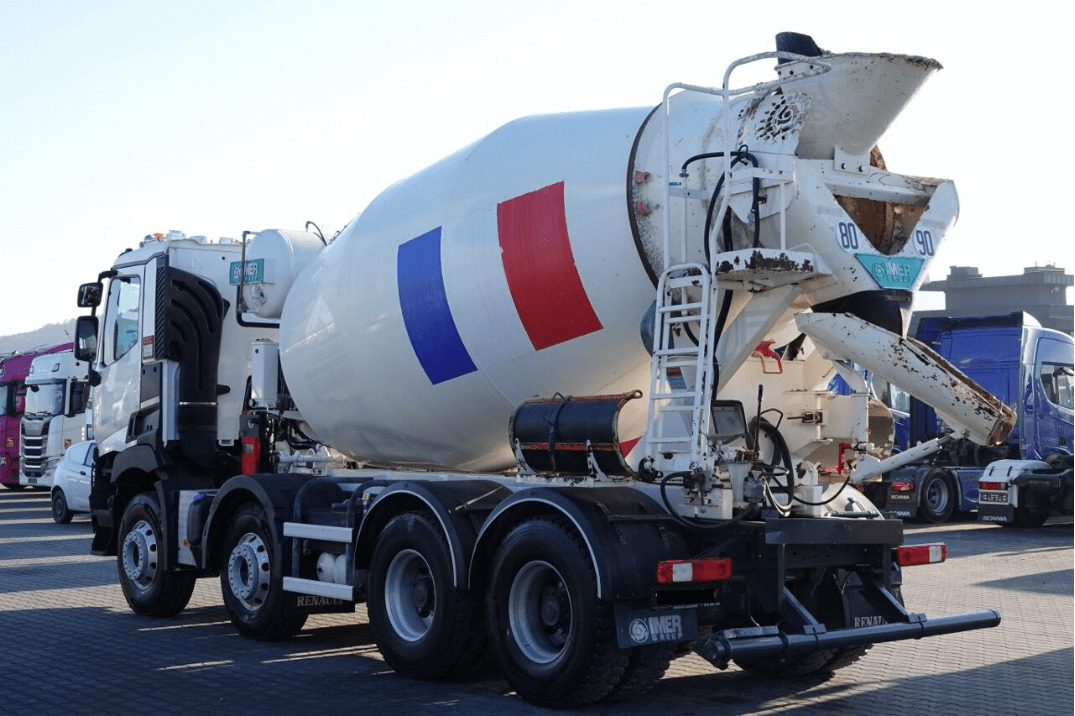 Renault C 430 8×4 Beton Mixer 9m3, TOP !!! - Betonvedējs: foto 2 Renault C 430 8×4 Beton Mixer 9m3, TOP !!! - Betonvedējs: foto 2