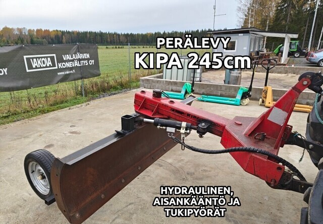 Kipa 245cm perälevy - hydraulinen - VIDEO - Vērstuve: foto 1 Kipa 245cm perälevy - hydraulinen - VIDEO - Vērstuve: foto 1