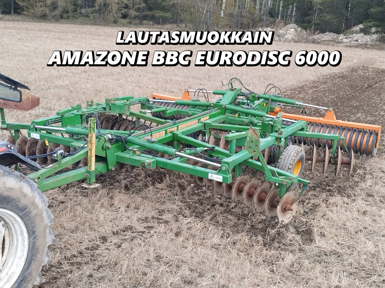 Lautasmuokkain Amazone BBG Eurodisc 6000 Hinattava ja taittuva, katso video! - Disku ecēša: foto 1 Lautasmuokkain Amazone BBG Eurodisc 6000 Hinattava ja taittuva, katso video! - Disku ecēša: foto 1