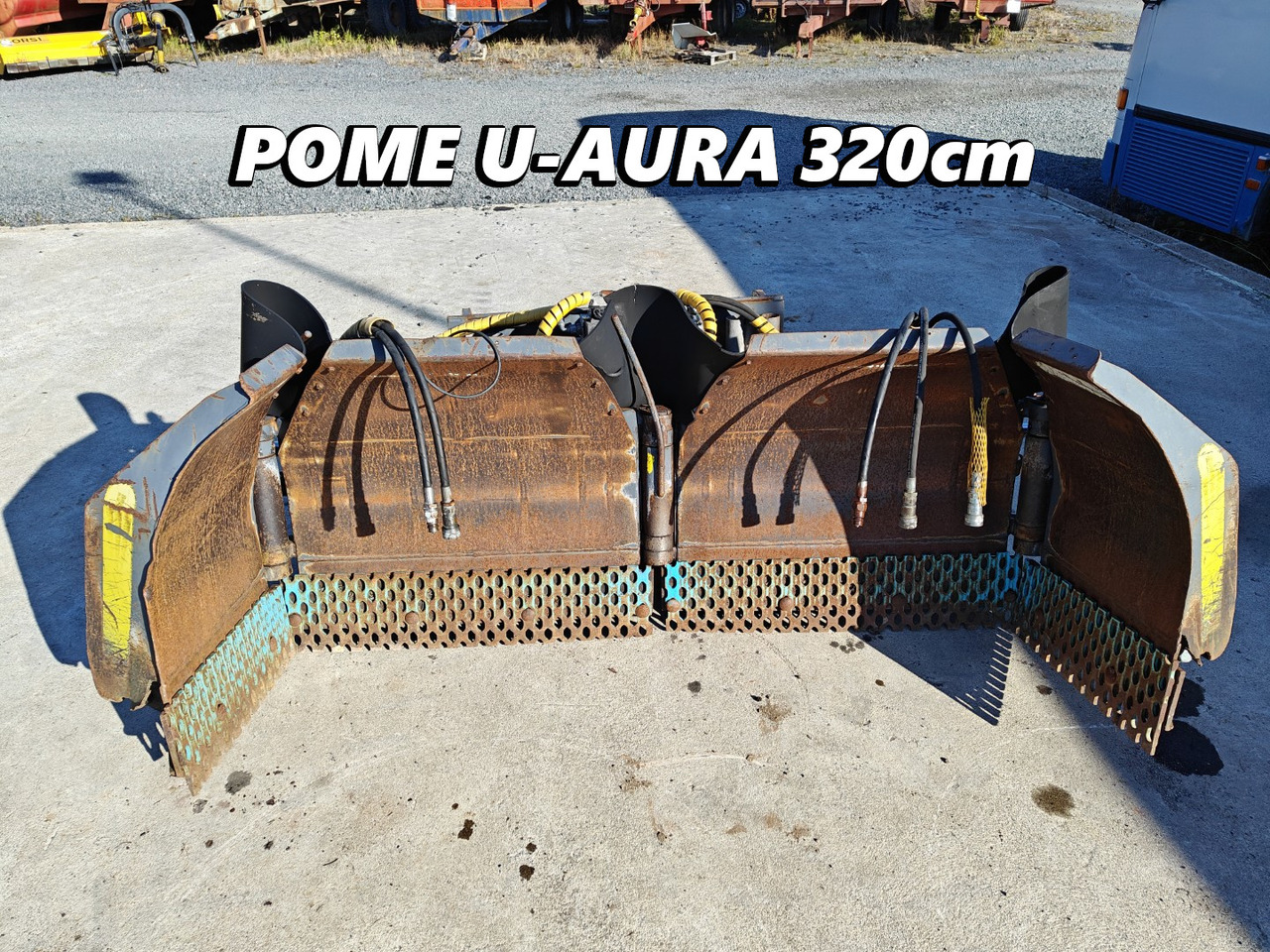 Pome U-aura 320cm - Sniega arkls - Komunālā/ Specializētā tehnika: foto 1 Pome U-aura 320cm - Sniega arkls - Komunālā/ Specializētā tehnika: foto 1