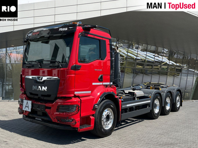 MAN TGS 35.520 8x4-4 BL CH Meiller Roll-Off Tipper - Pacēlājs ar āķi: foto 1 MAN TGS 35.520 8x4-4 BL CH Meiller Roll-Off Tipper - Pacēlājs ar āķi: foto 1
