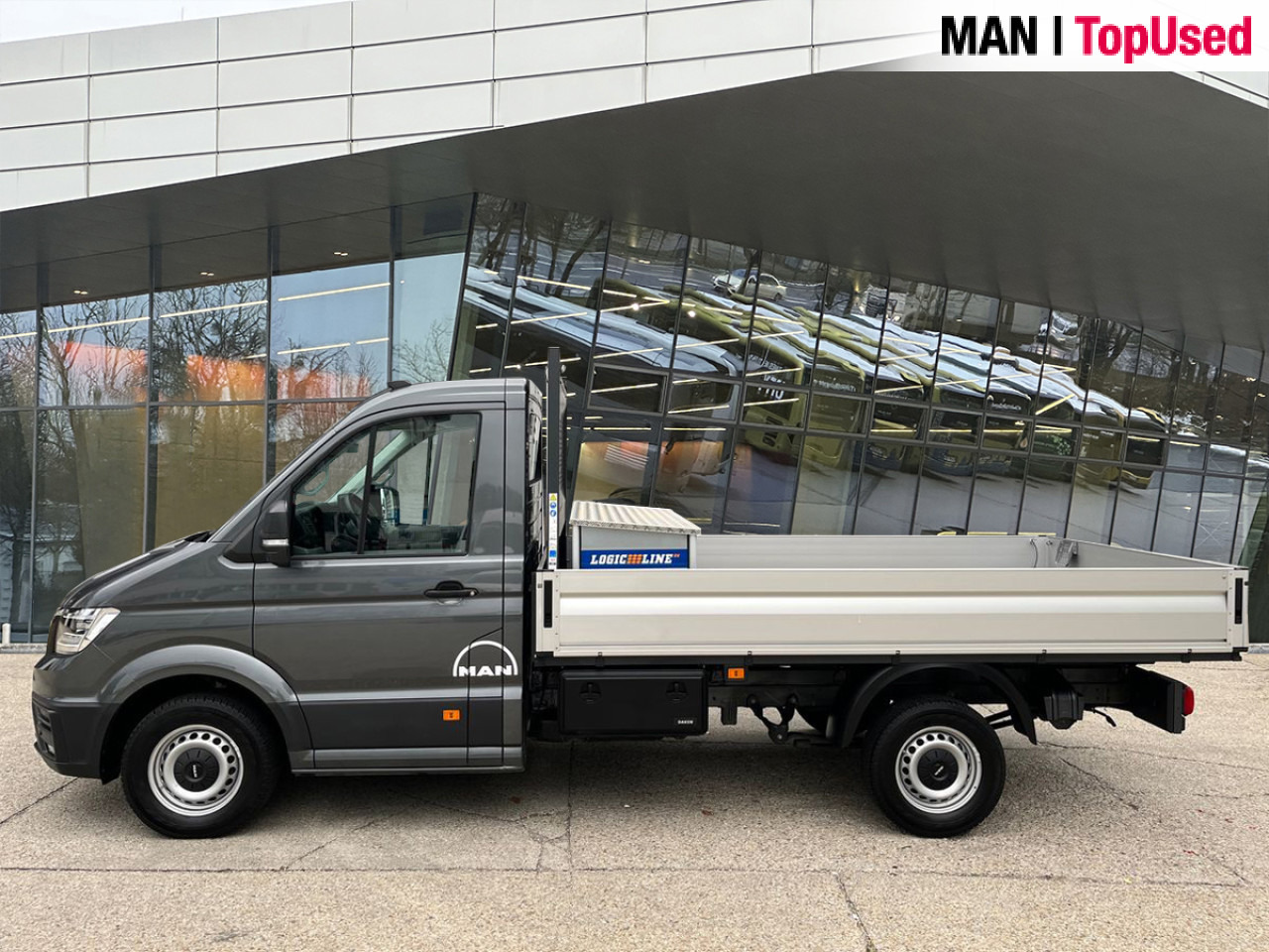 MAN TGE 3.140 4X2F SB, Automatic, Flat bed Klima ZV - Automašīna ar kravas platformu: foto 3 MAN TGE 3.140 4X2F SB, Automatic, Flat bed Klima ZV - Automašīna ar kravas platformu: foto 3