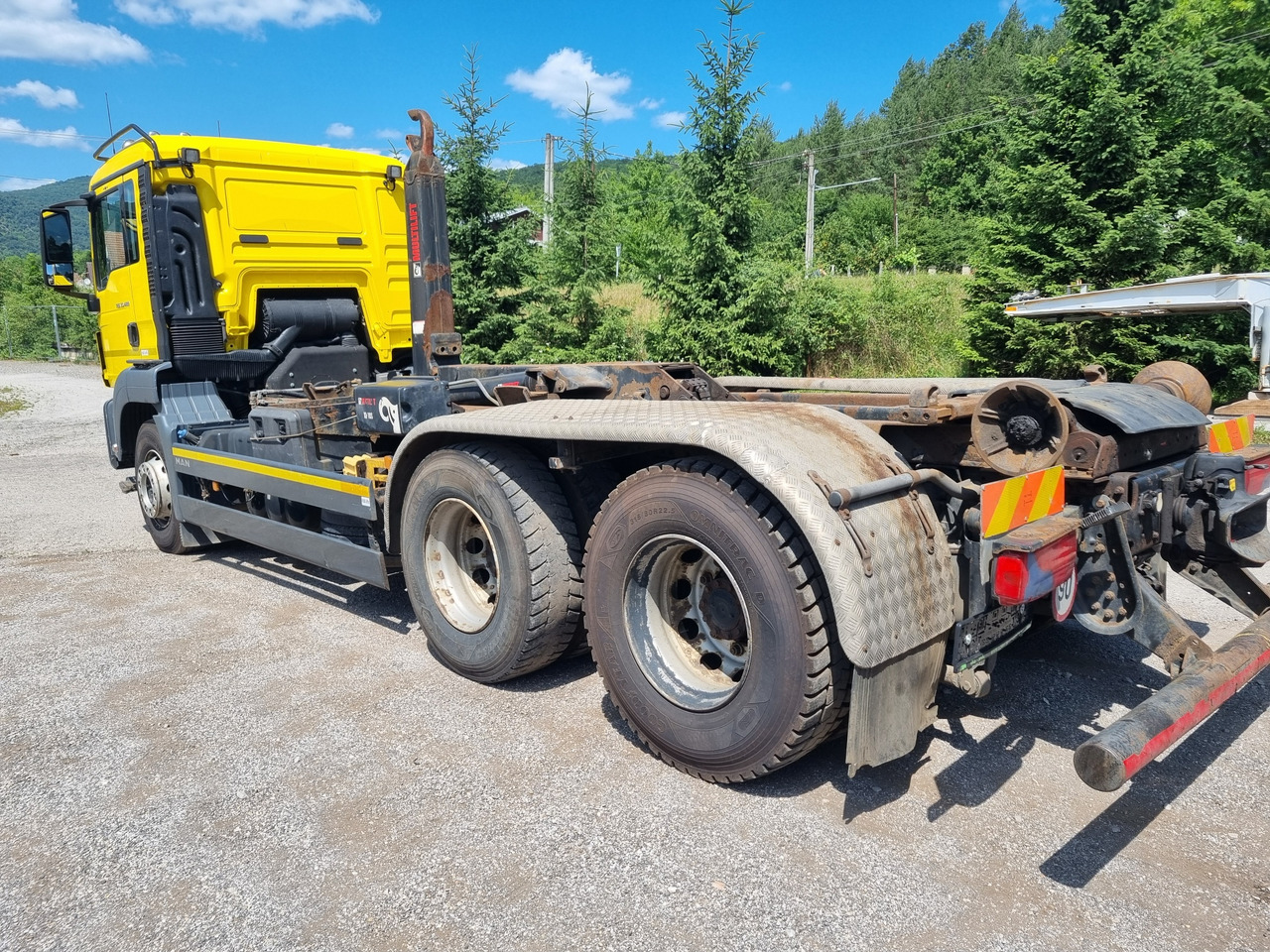 Pacēlājs ar āķi MAN TGS 33.480 6x4 ABROLLKIPPER HIAB Multilift 18 T: foto 6