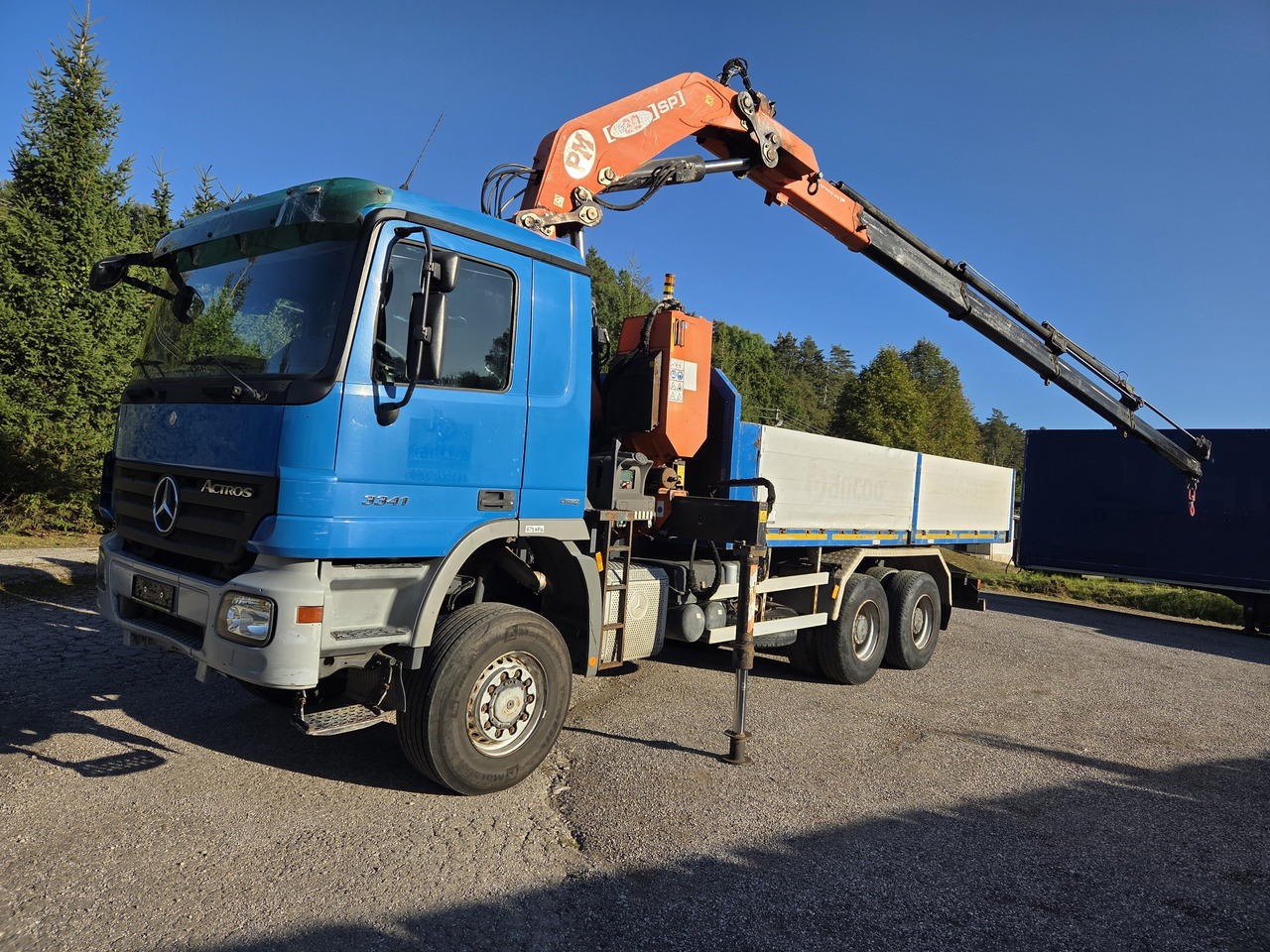 MERCEDES-BENZ ACTROS 3341 6x6 + CRANE PM 30 Radio Control - Bortu kravas automašīna/ Platforma, Kravas auto ar manipulatoru: foto 1 MERCEDES-BENZ ACTROS 3341 6x6 + CRANE PM 30 Radio Control - Bortu kravas automašīna/ Platforma, Kravas auto ar manipulatoru: foto 1