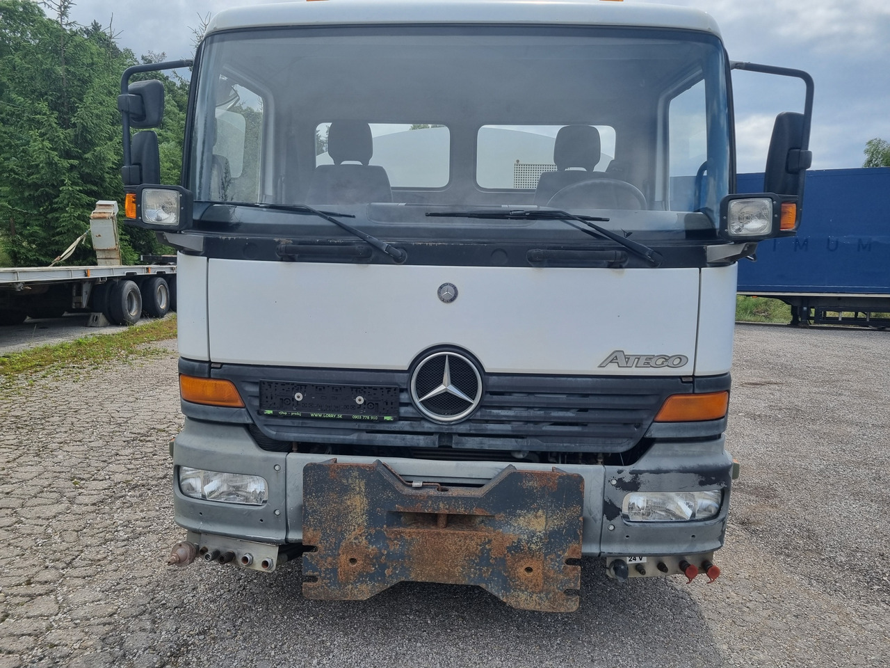 MERCEDES-BENZ ATEGO 1218 water cistern + pressure pump 20 BAR - Autocisterna: foto 2 MERCEDES-BENZ ATEGO 1218 water cistern + pressure pump 20 BAR - Autocisterna: foto 2