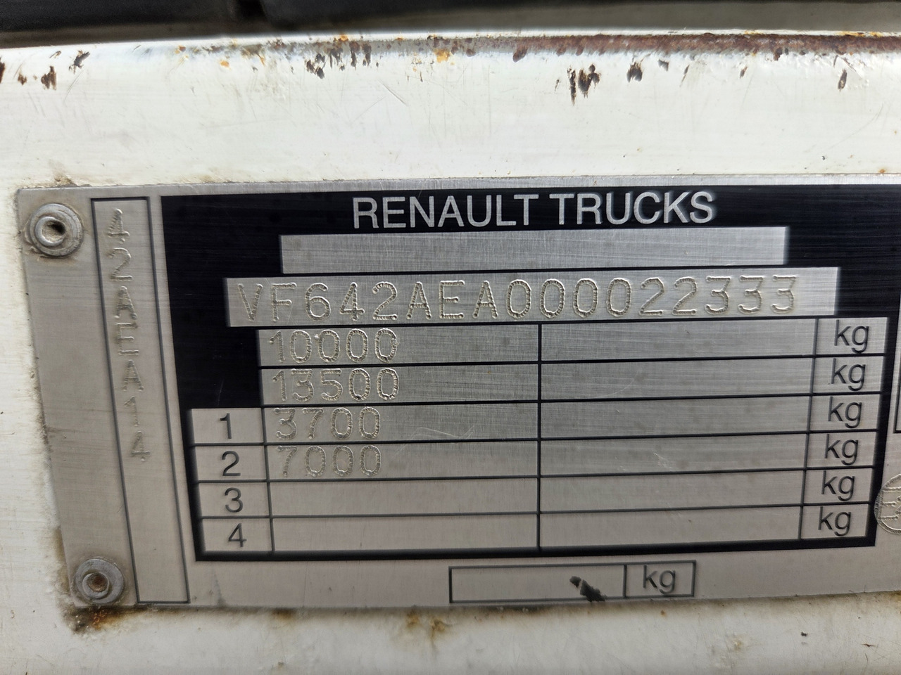 Autocisterna pārvadāšana degvielas RENAULT MIDLUM 180.10 diesel tanker + dispensing + print: foto 16 Autocisterna pārvadāšana degvielas RENAULT MIDLUM 180.10 diesel tanker + dispensing + print: foto 16