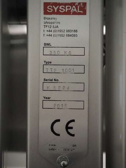 Syspal eurobin tumbler TT2 1001 līzingu Syspal eurobin tumbler TT2 1001: foto 8