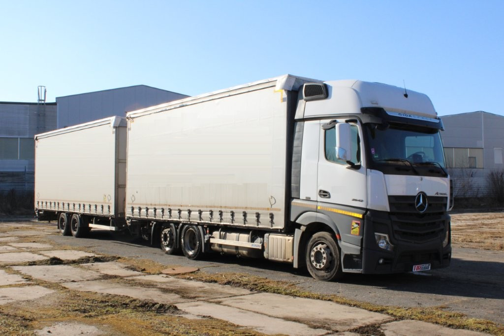 Mercedes-Benz Actros 2542 - Kravas automašīna ar tentu: foto 1 Mercedes-Benz Actros 2542 - Kravas automašīna ar tentu: foto 1