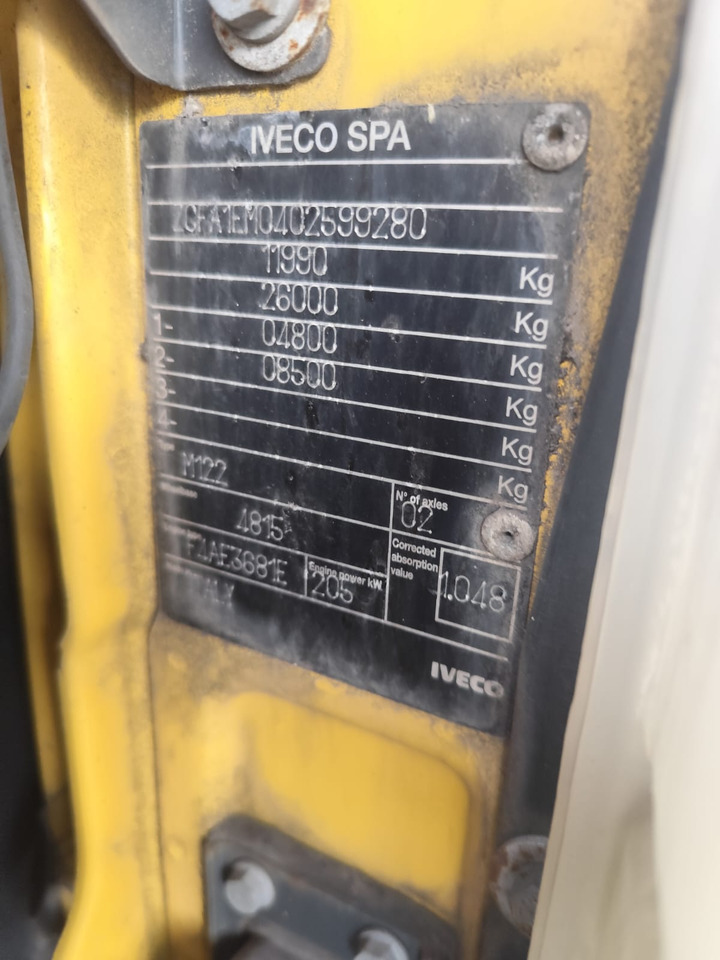 IVECO EUROCARGO 120E28P - Šasija kravas automašīna: foto 2 IVECO EUROCARGO 120E28P - Šasija kravas automašīna: foto 2