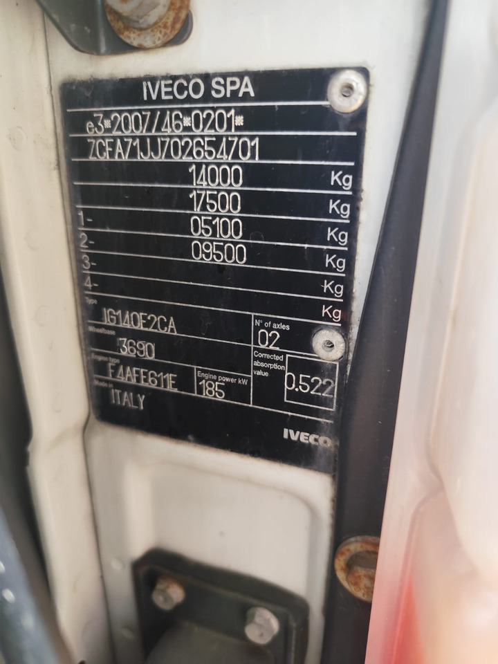 IVECO EUROCARGO 140-250 - Šasija kravas automašīna: foto 2 IVECO EUROCARGO 140-250 - Šasija kravas automašīna: foto 2