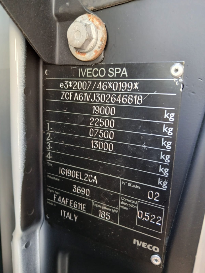 Pacēlājs ar āķi IVECO EUROCARGO 190EL25: foto 32
